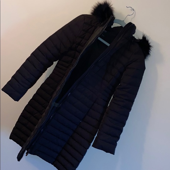 Zara basic winter jacket ! With hood ! - Picture 2 of 4